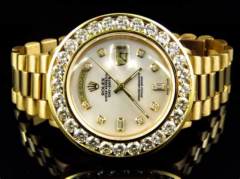 rolex gold klein|Rolex gold diamond watch.